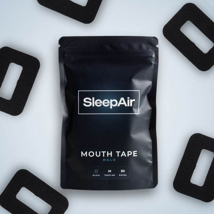 SleepAir Szájtapasz — Halo / Fekete / M