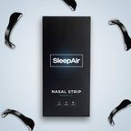 SleepAir mágneses orrtapasz, kellemes alvás, könnyebb légzés és orrdugulás csökkentése, kiváló minőségben, innovatív kialakítással, egészséges alvási rutin támogatására.