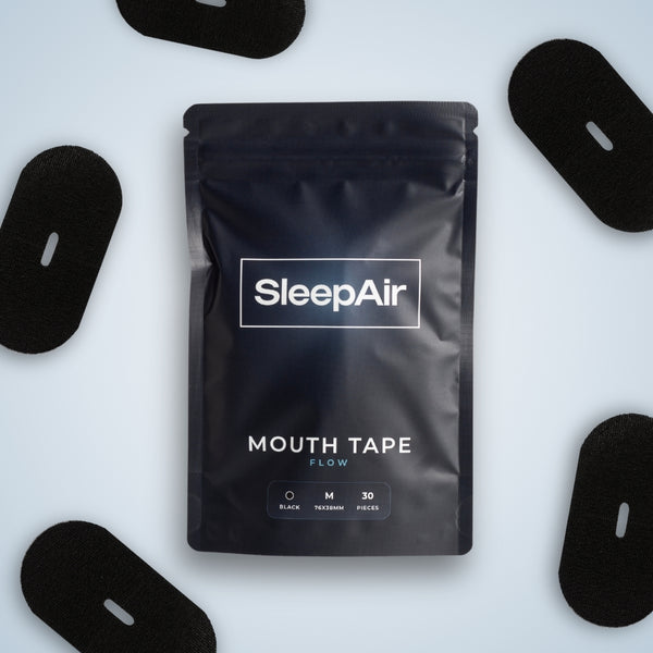 SleepAir Szájtapasz – Flow / Fekete / M