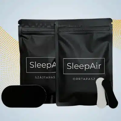 sleepair szájtapasz és orrtapasz csomagajánlat a minőségi alváshoz