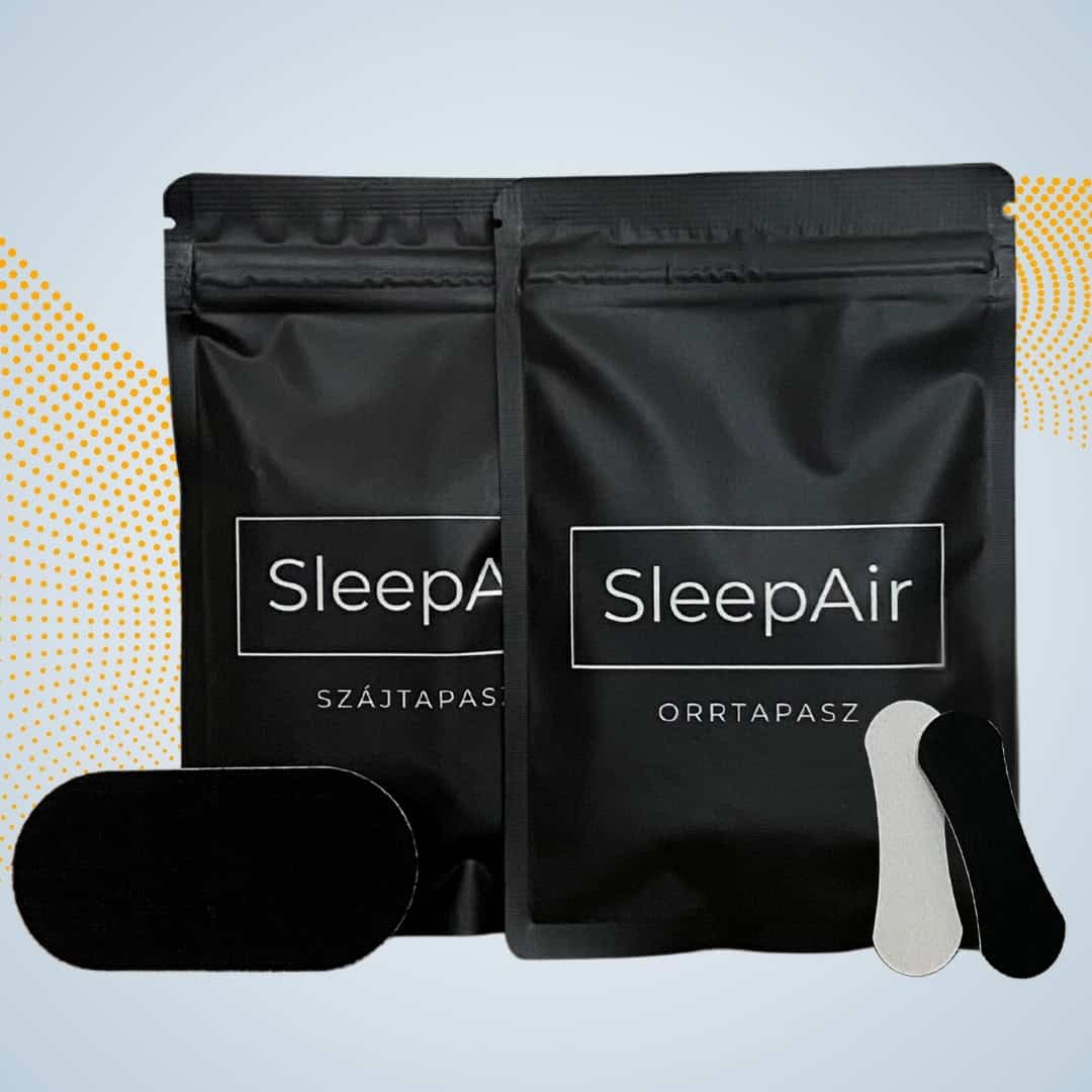 sleepair szájtapasz és orrtapasz csomagajánlat a minőségi alváshoz
