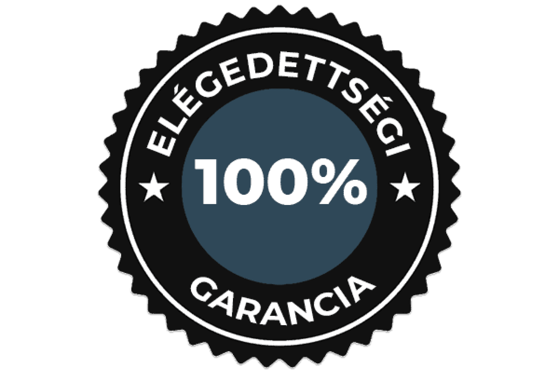 100% pénzvisszafizetési garancia