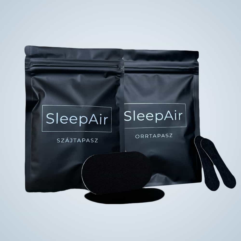 sleepair szájtapasz és orrtapasz csomagajánlat a minőségi alváshoz