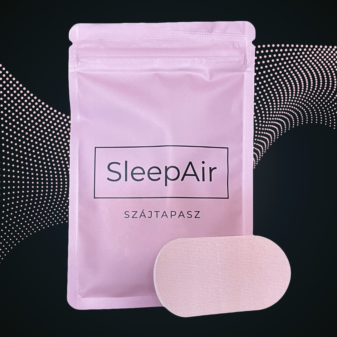 sleepair szájlégzés és horkolás elleni rózsaszín szájtapasz termékkép