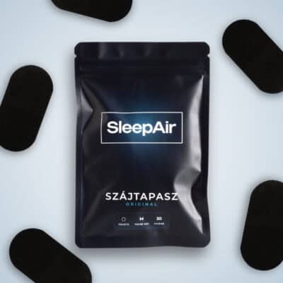 Szájtapasz fekete színben, M méret termékkép