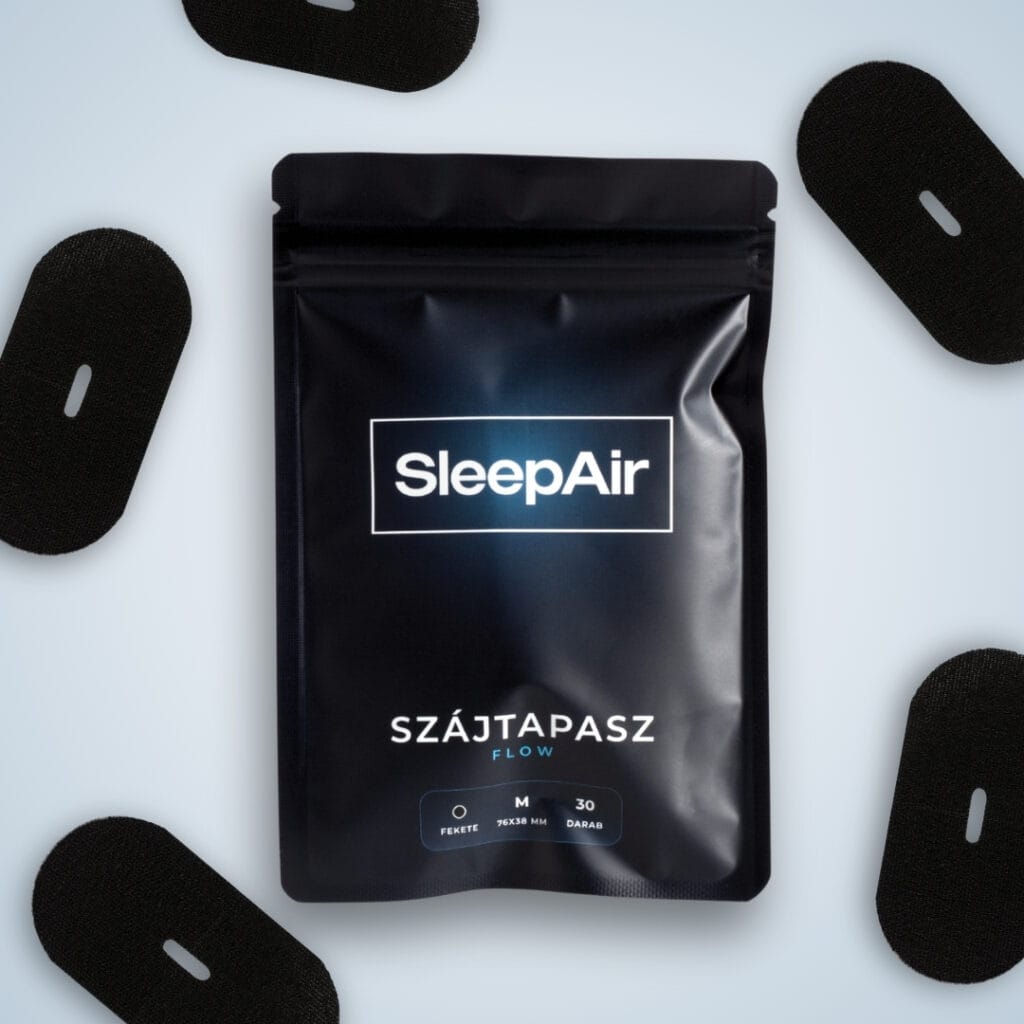 Szájtapasz Flow fekete színben, M méret termékkép