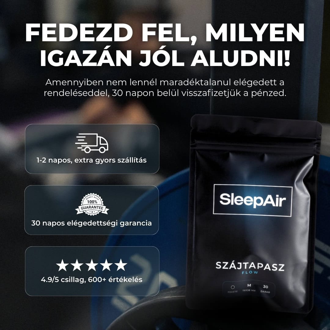 SleepAir Szájtapasz termékkép és miért éri meg nálunk vásárolni