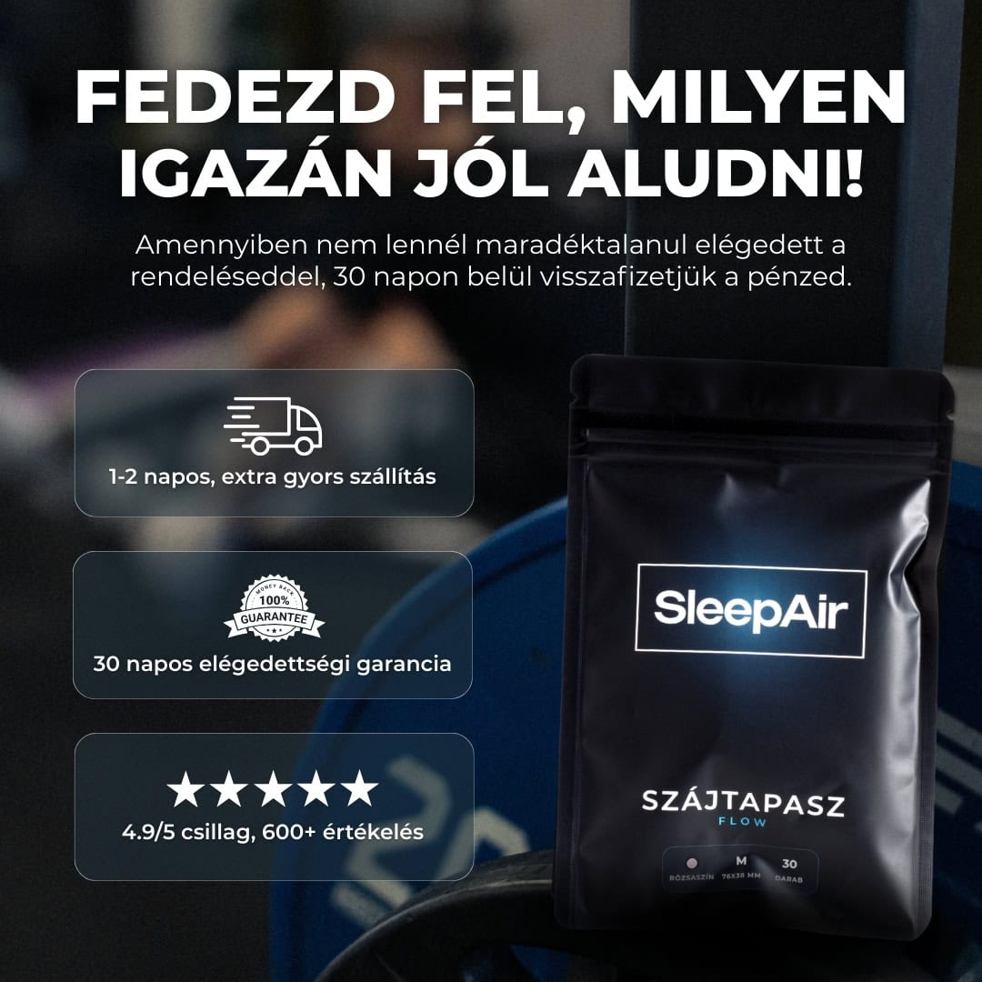 SleepAir Szájtapasz termékkép és miért éri meg nálunk vásárolni